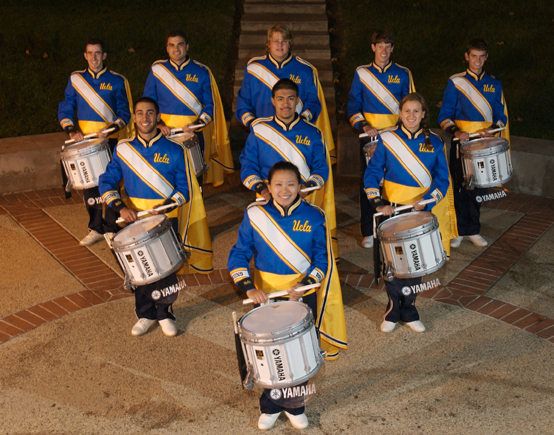 2007-2008 UCLA Marching Band and Color Guard at the 