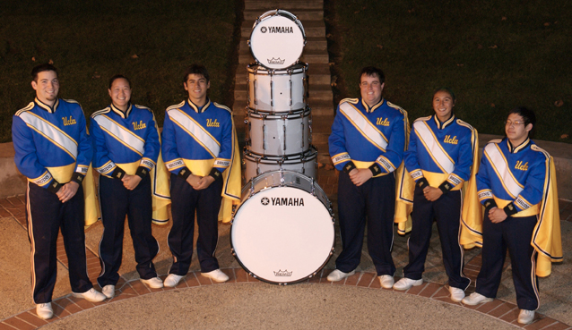 2007-2008 UCLA Marching Band and Color Guard at the 