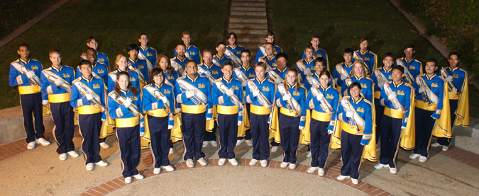 2007-2008 UCLA Marching Band and Color Guard at the 