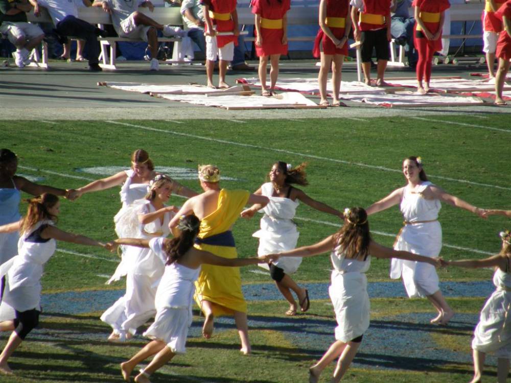 Greeks dancing, 2007 Downfall of Troy