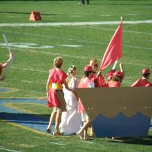 Helen carried away in Trojan boat, 2007 Downfall of Troy