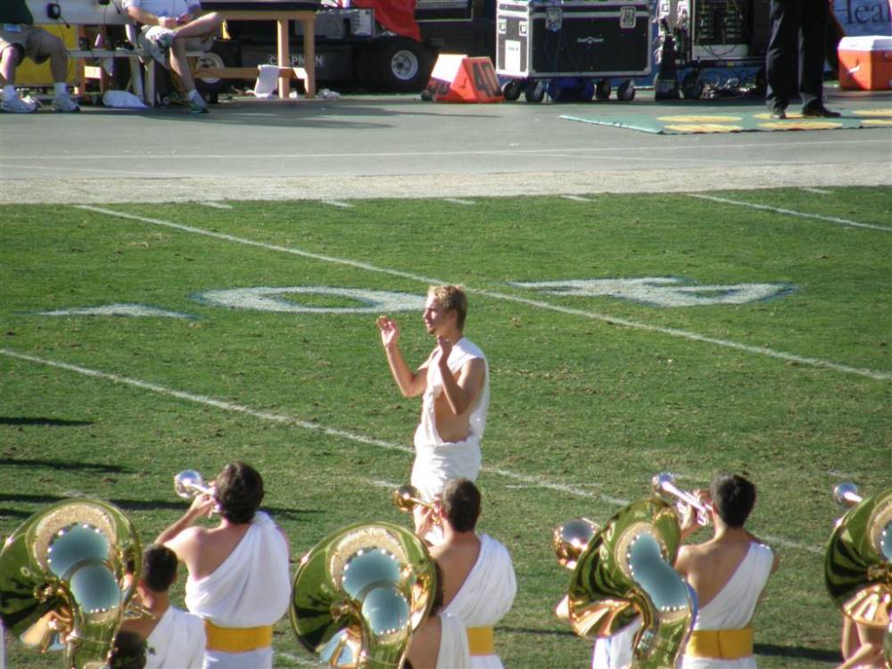 Drum Major Kent Heberer, 2007 Downfall of Troy