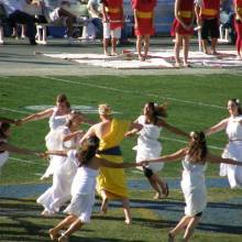 Greeks dancing, 2007 Downfall of Troy
