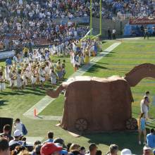 The Greeks and The Trojan Horse (off-field), 2007 Downfall of Troy