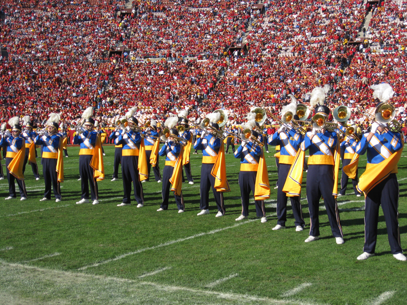 Trombone arc, USC game, December 1, 2007