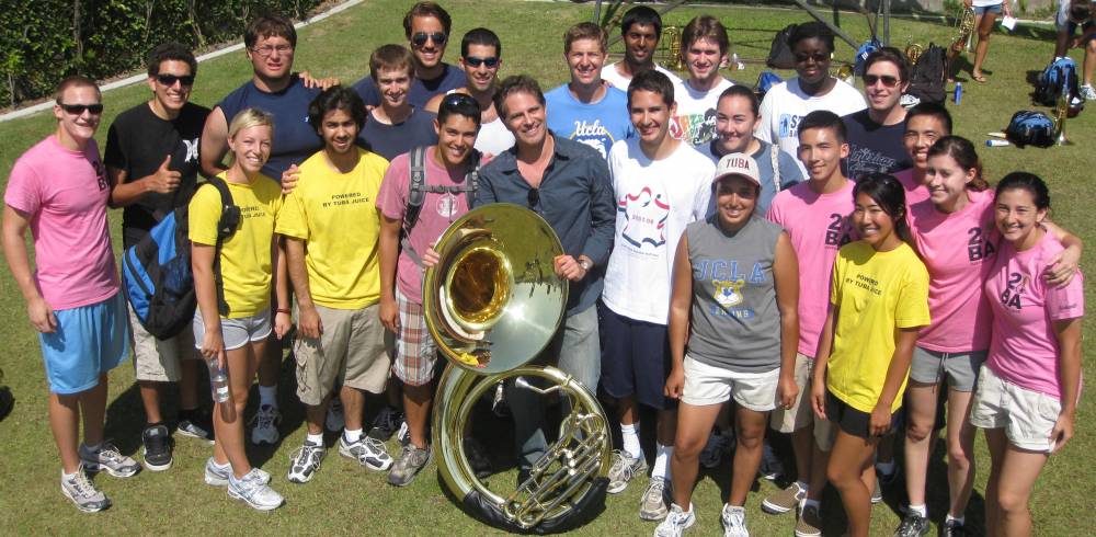 David Silverman with Tubas 