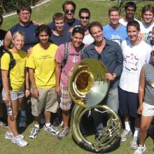 David Silverman with Tubas 