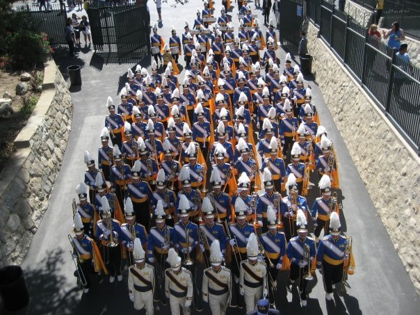 Marching into the Rose Bowl, Arizona game, September 20, 2008