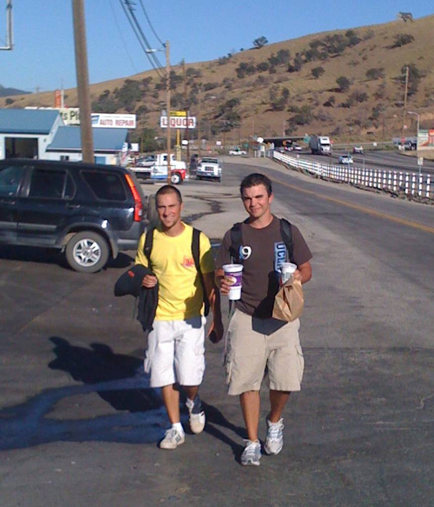 2008 Stuck in Gorman after car breakdown on the way to rehearse with the Fresno State Band