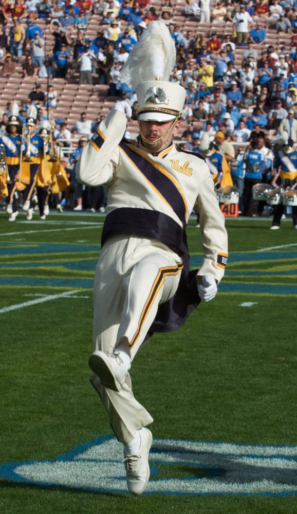 UCLA Athletics - 2008 UCLA Marching Band at football