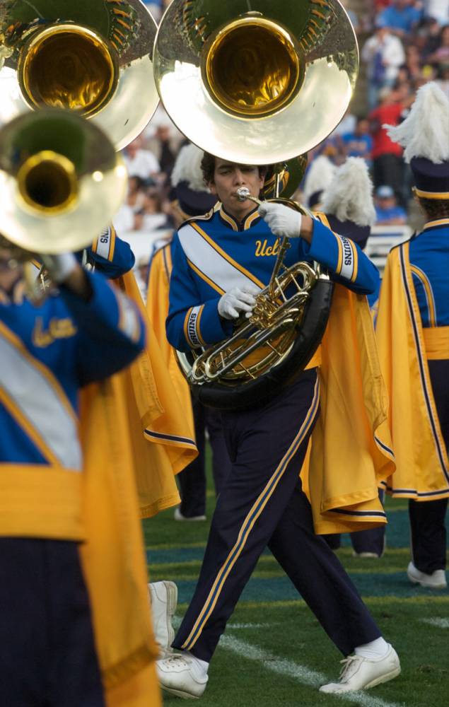 UCLA Athletics - 2008 UCLA Marching Band at football