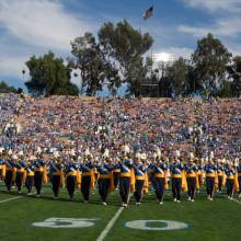 UCLA Athletics - 2008 UCLA Marching Band at football
