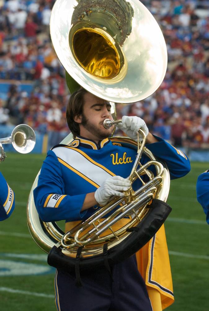 UCLA Athletics - 2008 UCLA Marching Band at football