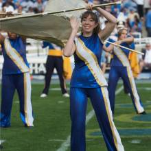 UCLA Athletics - 2008 UCLA Marching Band at football