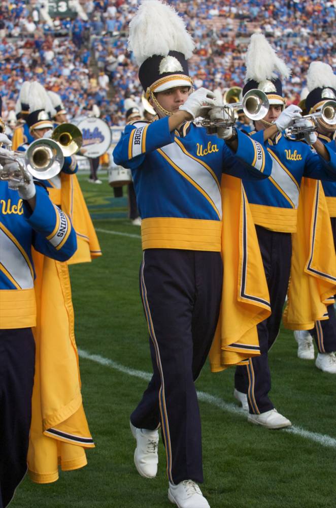 UCLA Athletics - 2008 UCLA Marching Band at football