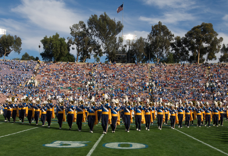 UCLA Athletics - 2008 UCLA Marching Band at football