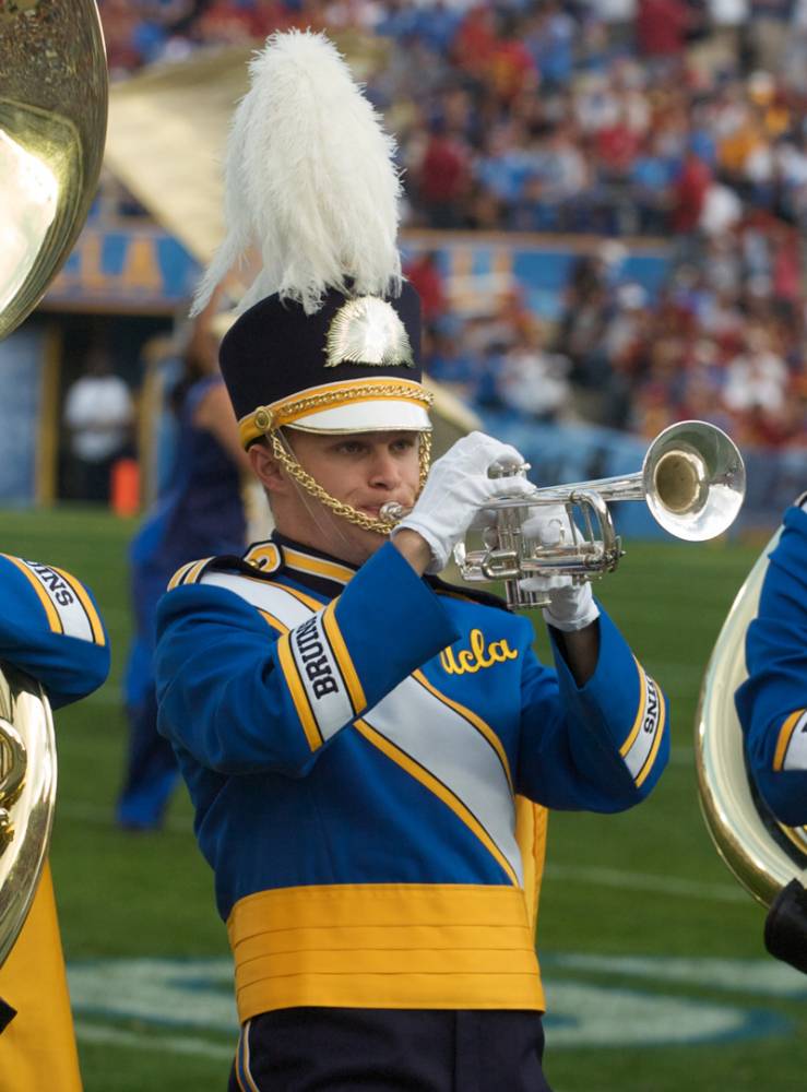 UCLA Athletics - 2008 UCLA Marching Band at football