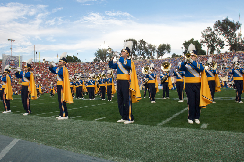 UCLA Athletics - 2008 UCLA Marching Band at football