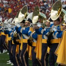 UCLA Athletics - 2008 UCLA Marching Band at football