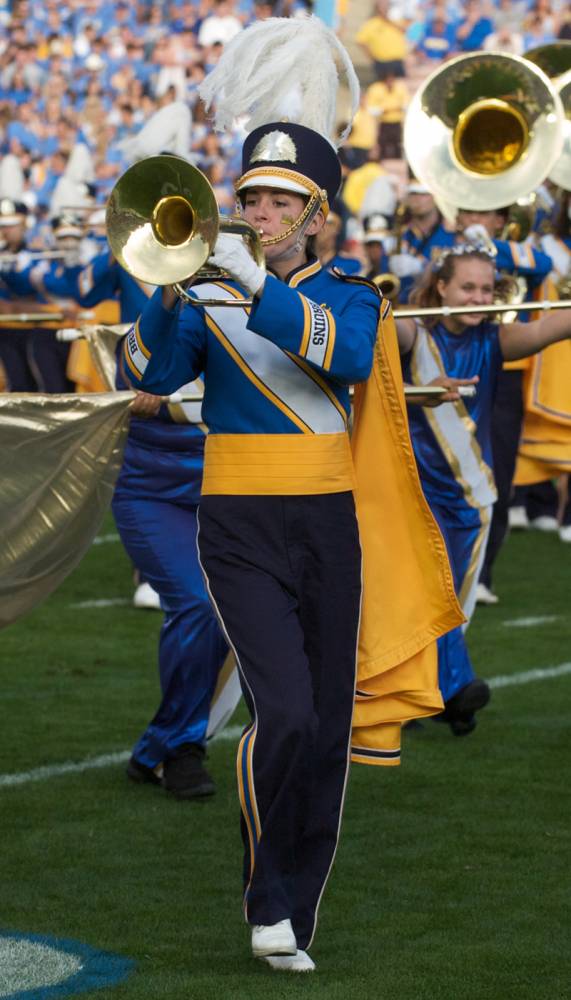 UCLA Athletics - 2008 UCLA Marching Band at football