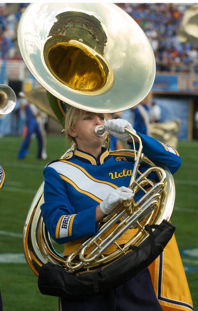 UCLA Athletics - 2008 UCLA Marching Band at football