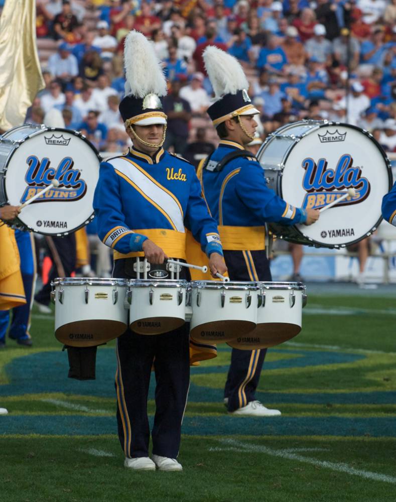 UCLA Athletics - 2008 UCLA Marching Band at football