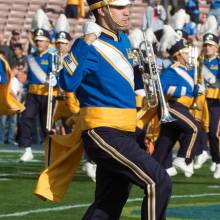 UCLA Athletics - 2008 UCLA Marching Band at football