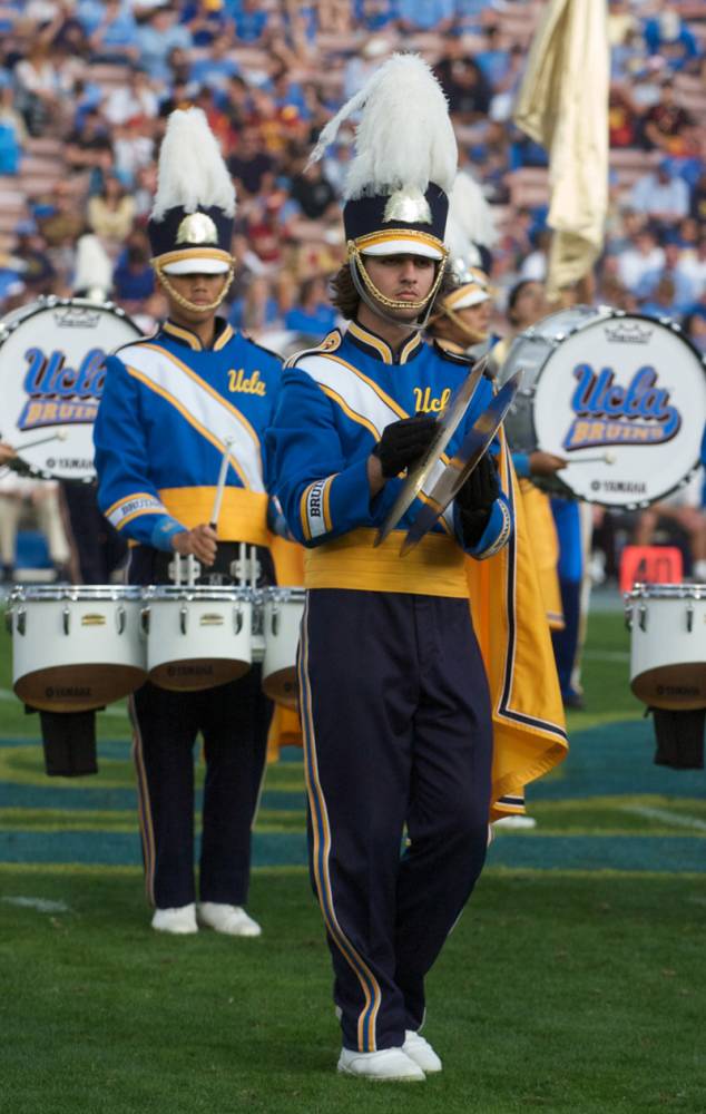 UCLA Athletics - 2008 UCLA Marching Band at football