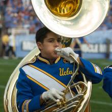 UCLA Athletics - 2008 UCLA Marching Band at football