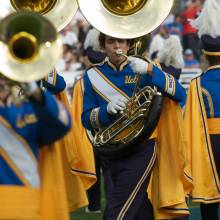 UCLA Athletics - 2008 UCLA Marching Band at football