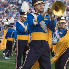 UCLA Athletics - 2008 UCLA Marching Band at football