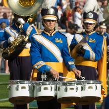 UCLA Athletics - 2008 UCLA Marching Band at football