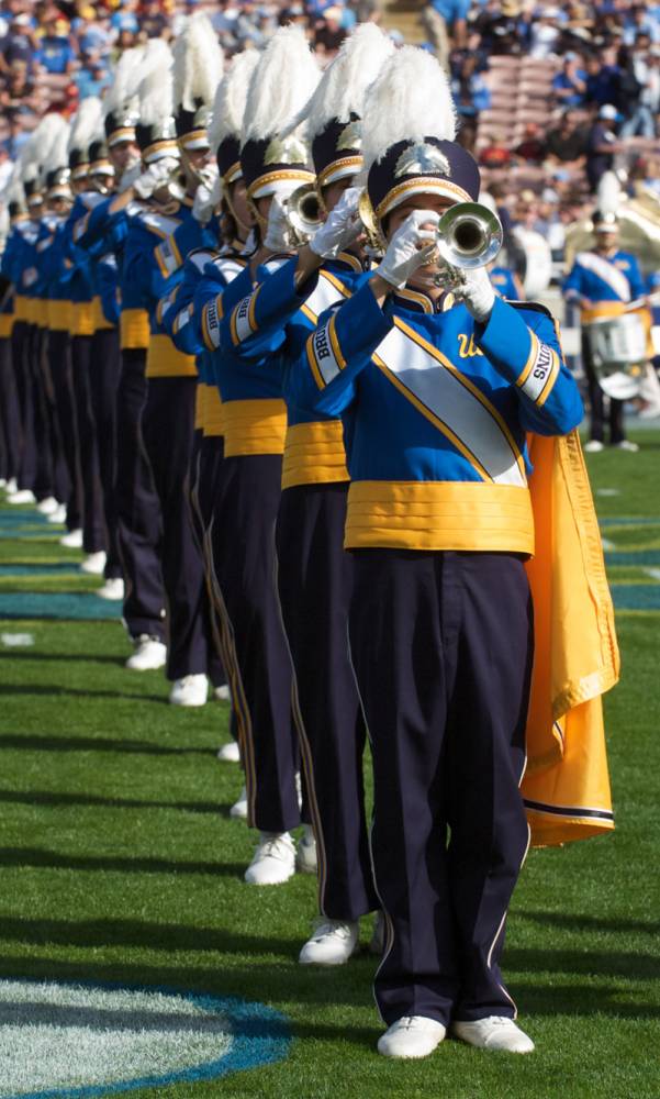 UCLA Athletics - 2008 UCLA Marching Band at football