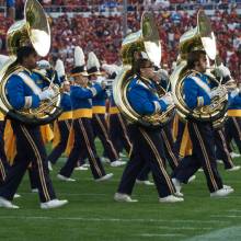 UCLA Athletics - 2008 UCLA Marching Band at football