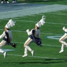 Drum Majors, Run-on during Pregame, USC game, December 6, 2008