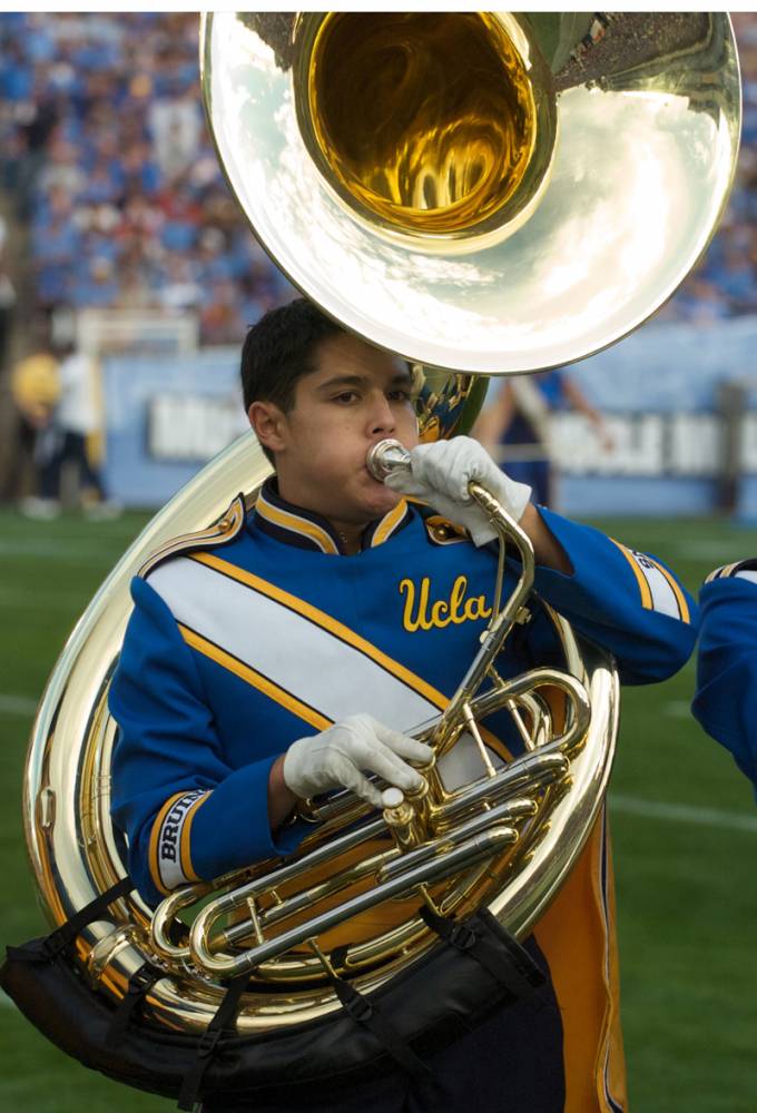 UCLA Athletics - 2008 UCLA Marching Band at football