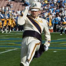 UCLA Athletics - 2008 UCLA Marching Band at football