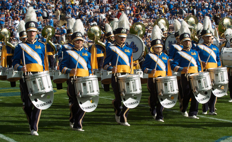 UCLA Athletics - 2008 UCLA Marching Band at football