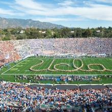 UCLA Athletics - 2008 UCLA Marching Band at football