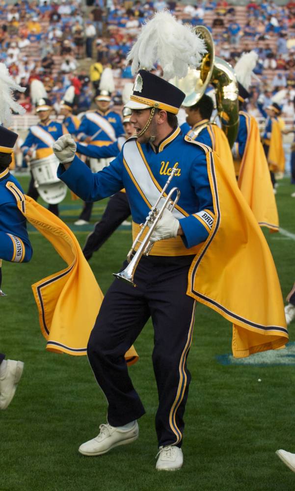 UCLA Athletics - 2008 UCLA Marching Band at football