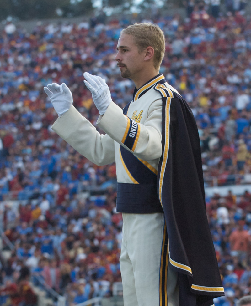 UCLA Athletics - 2008 UCLA Marching Band at football