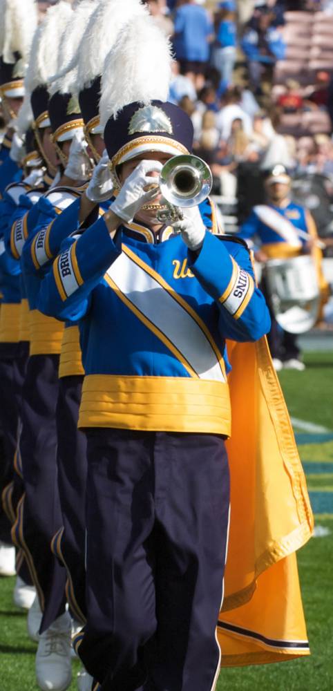 UCLA Athletics - 2008 UCLA Marching Band at football