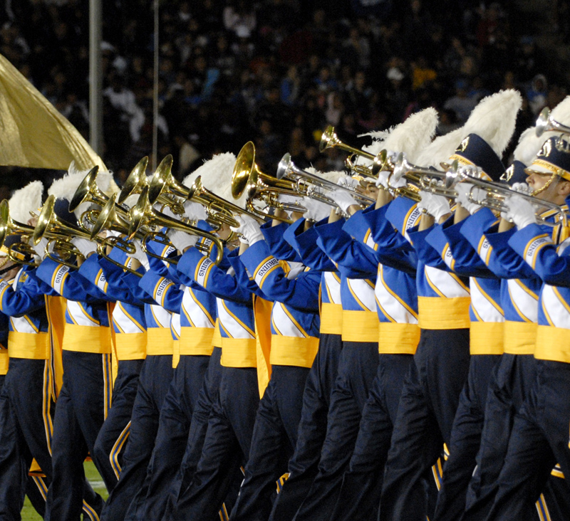 Brass line, Washington State game, October 4, 2008