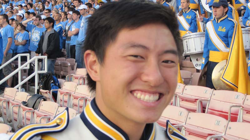 Drum Major Andrew Ge