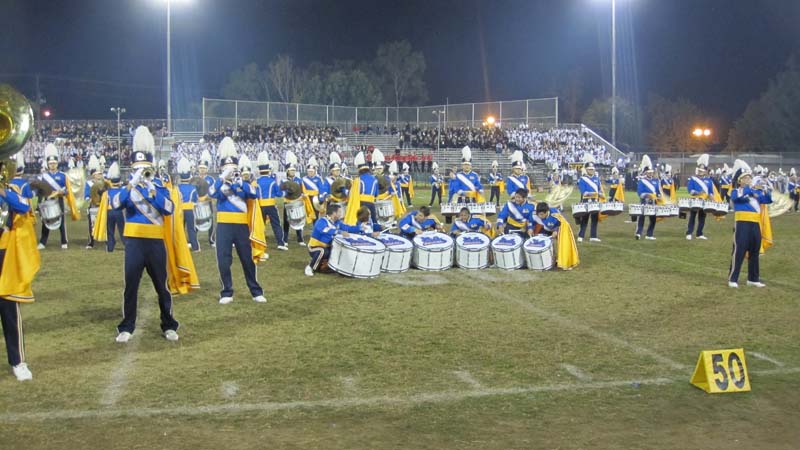 Exhibition performance, Savanna High School Field Tournament, November 21, 2009