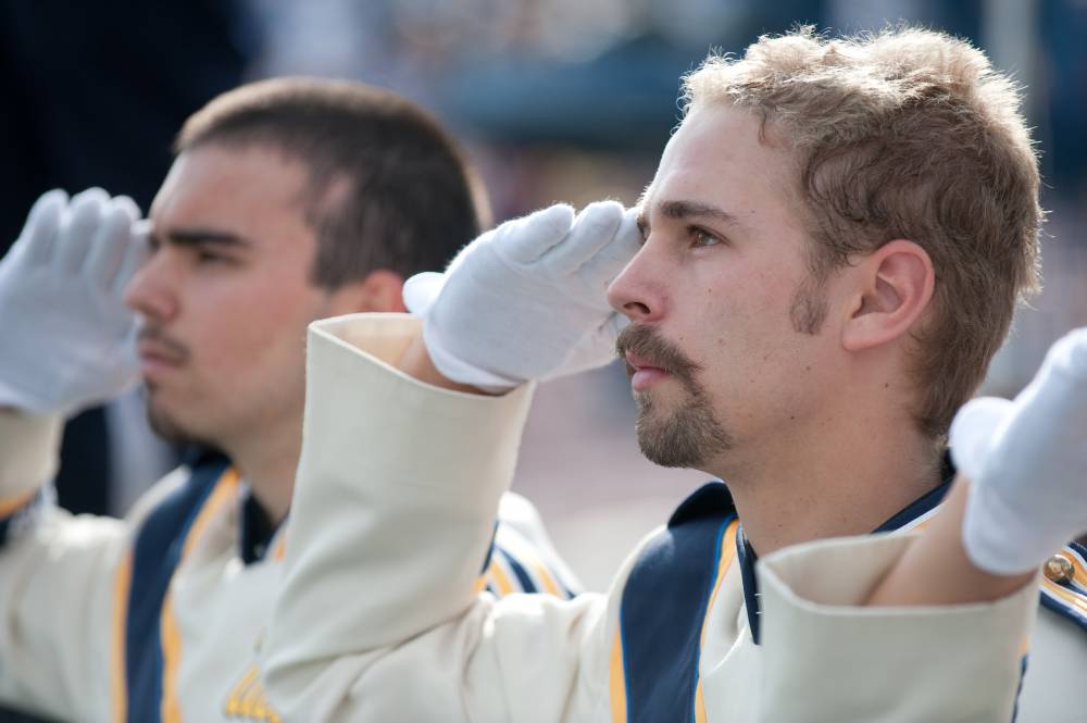 Keith Kupper and Kent Heberer, Drum Majors