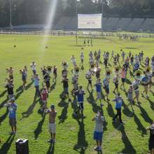 Rehearsal before Cal game, October 16, 2009