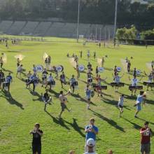 Rehearsal before Cal game, October 16, 2009