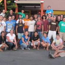 Trombones at Roscoe's, Band Camp 2009