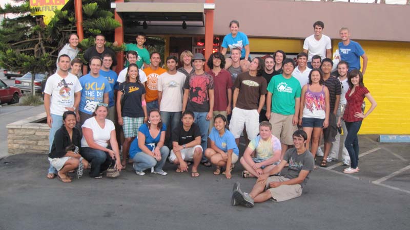 Trombones at Roscoe's, Band Camp 2009